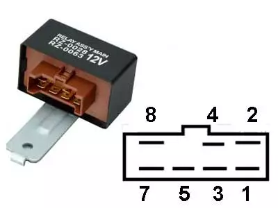 RELE 12V 7-N. HONDA CIVIC - Yleisosat ja tarvikkeet - 69897 - 1