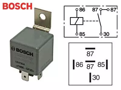 RELE BOSCH 12V - Yleisosat ja tarvikkeet - 76367 - 1