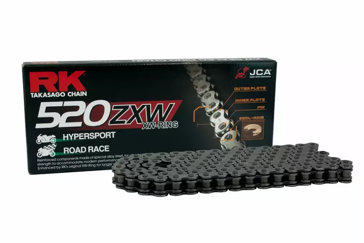 RK 520ZXW XW-rengasketju +CLF (niittil.) - Moottoripyörän Ketjut & rattaat - 99927 - 1
