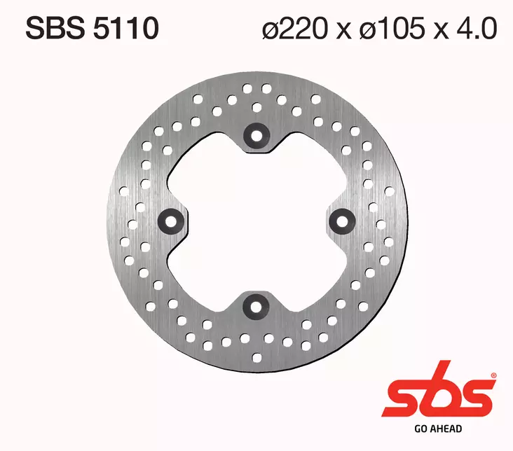 Sbs Jarrulevy Standard - Moottoripyörän Jarrulevyt - 103087 - 1