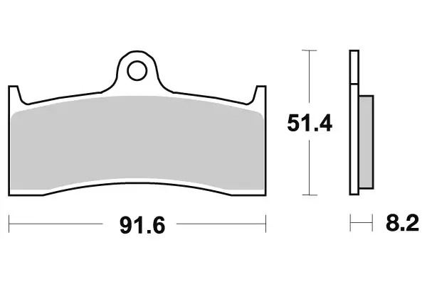 Sbs Jarrupalat Sintered - Moottoripyörän Jarrupalat - 104167 - 1
