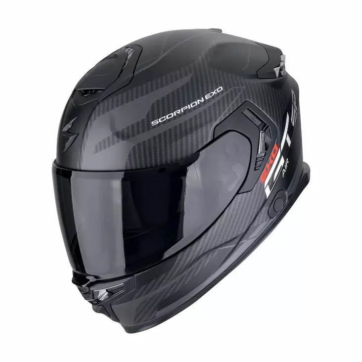 SCORPION Kypärä EXO-GT SP Air Flex Mattamusta Hopea M - MP Umpikypärät - 80917 - 1