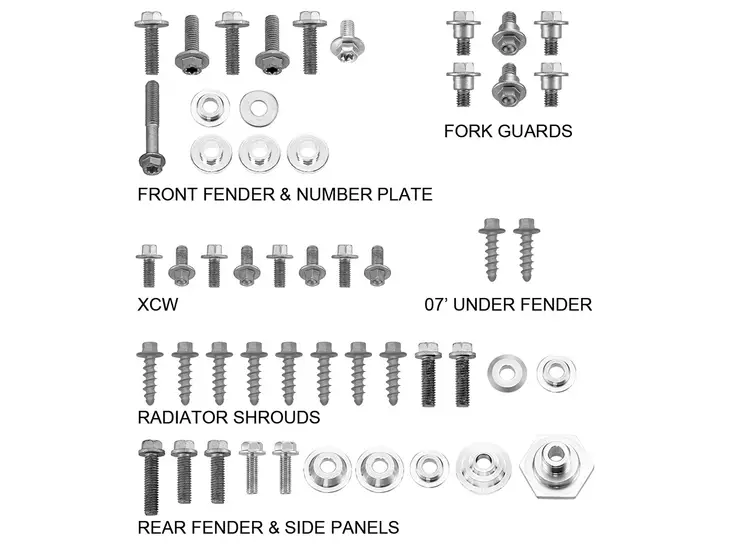 Sixty5 Ruuvi- ja pulttisarja KTM - Moottoripyörän Pultit & kiinnikkeet - 94767 - 1