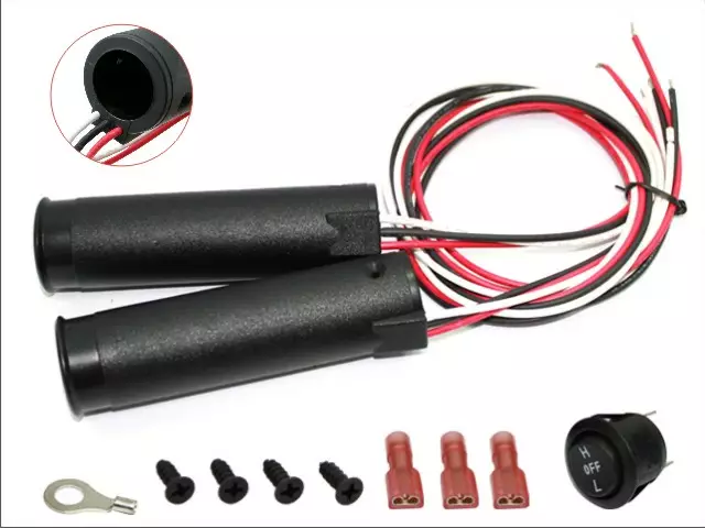 Sno-X Kädensijanlämmittimet 22mm tangolle 12V 20/30W - Moottorikelkan Lämpökahvat - 95057 - 1