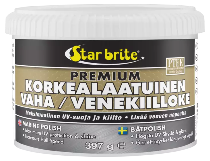 Star brite Korkealaatuinen venekiilloke/vaha PTEF 397g - Vahat & kiillokkeet - 108147 - 1