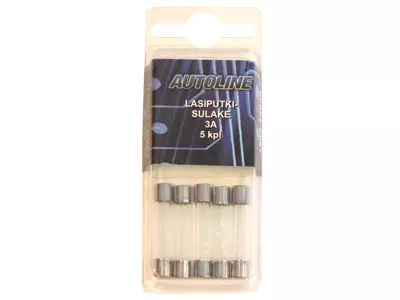 SULAKEBLISTER LASI 3A 5-KPL 6X32MM - Yleisosat ja tarvikkeet - 53657 - 1