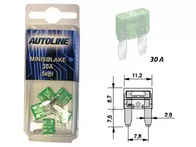 SULAKEBLISTER MINI GM 30A 5-KPL - Yleisosat ja tarvikkeet - 52817 - 1