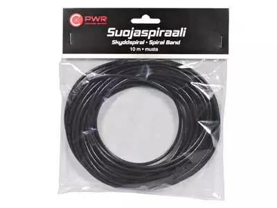 SUOJASPIRAALI 5-40MM 10M MUSTA - Yleisosat ja tarvikkeet - 16177 - 1