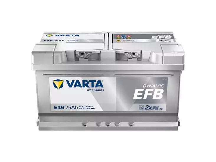 VARTA DYNAMIC EFB 75AH 730A 315X175X175MM -/+ - Yleisosat ja tarvikkeet - 44957 - 1