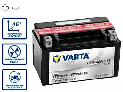 VARTA MP AKKU 6 AH 151X88X94 CCA 105 +/- - Yleisosat ja tarvikkeet - 45227 - 1