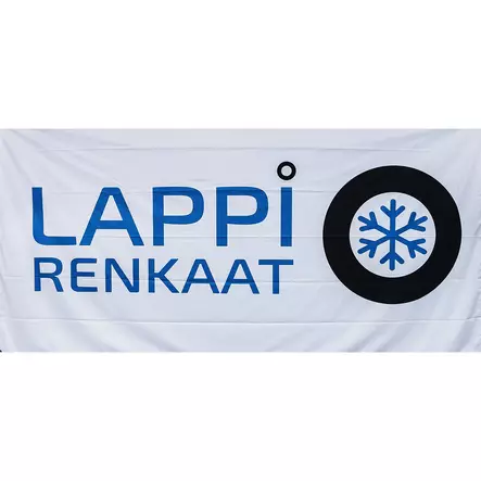 2m x 4m Lappi Renkaat banderolli - Esillepano - 115137 - 1