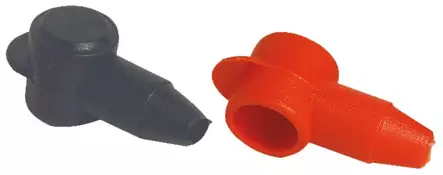 Akkukenkien suoja punainen 18mm - Veneen Sähkö - 69707 - 1