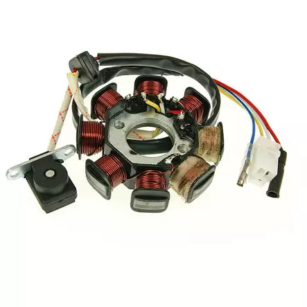 Alakäämi, Kiina-skootterit 4-T 50cc, (2+1+1) - Mopon & Skootterin Staattorit - 98667 - 1
