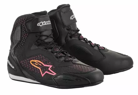 Alpinestars Ajokenkä Lady Faster-3 Rideknit musta/kelt./pinkki 37,5 (6) - MP Saappaat & Kengät Onroad - 103827 - 1