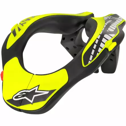 Alpinestars Niskatuki Youth Musta/Keltainen one size - MP Niskasuojat - 75087 - 1