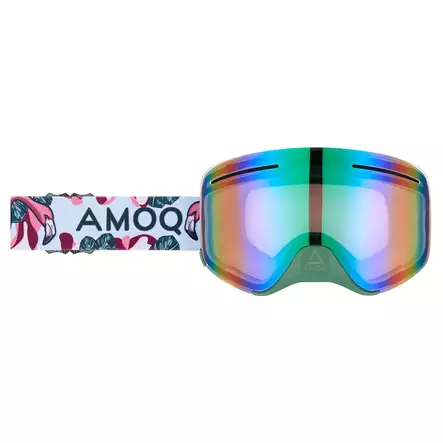 AMOQ Vision Vent+ Magnetic Ajolasit Tropical - Vihreä Peili - Moottorikelkan Ajolasit - 85537 - 1