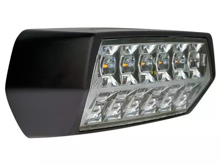 AXIXTECH M080 KELTAINEN LED-VAROITUSVILKKU/SCENEVALO 12/24V - Yleisosat ja tarvikkeet - 162207 - 1