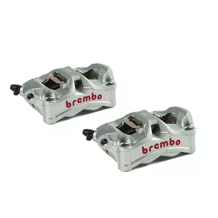 Brembo STYLEMA calipers kit 100mm - grey titanium - Moottoripyörän Jarrun pää & työsylinterit - 113687 - 1