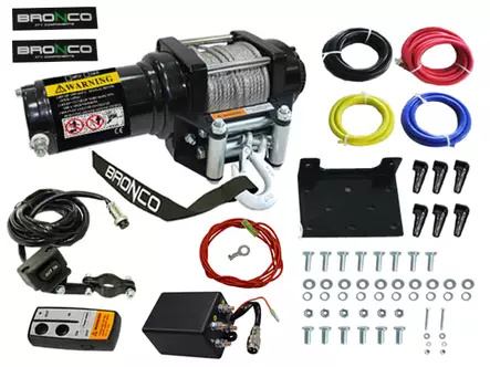 BRONCO GEN I WINCH 2500 Wire - Mönkijän Vinssit - 73167 - 1