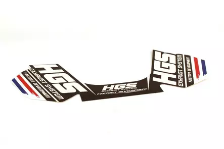 HGS 4T Äänenvaimentimen tarra - Moottoripyörän Varaosat & tarvikkeet - 88917 - 1