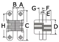Hidden hinges - Veneen Saranat - 68727 - 1