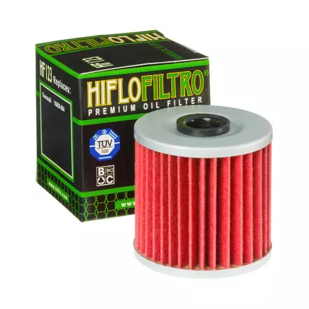 HiFlo öljynsuodatin HF123 - Moottoripyörän Öljynsuodattimet - 105327 - 1