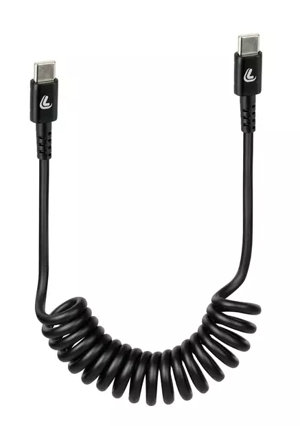 Optiline Usb-C to Usb-C 1M Recoile Cable 38707 - Moottoripyörän GPS & navigointi - 98337 - 1