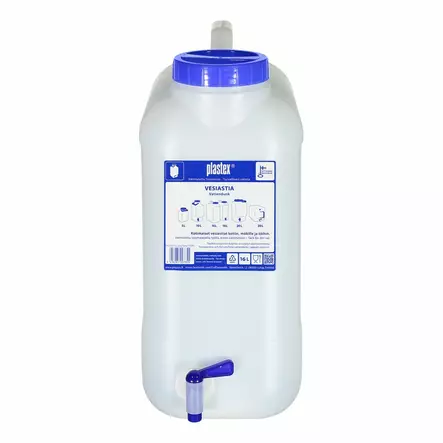 Plastex Vesiastia 16L Avos./Kääntöhana - Veneen Tankit & säiliöt - 107387 - 1