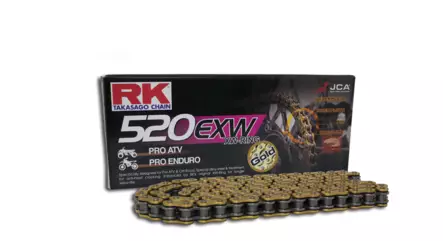 RK GB520EXW XW-rengasketju Atv/Offroad +CL (Jousil.) - Moottoripyörän Ketjut & rattaat - 100297 - 1
