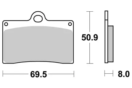 Sbs Jarrupalat Ceramic - Moottoripyörän Jarrupalat - 103617 - 1