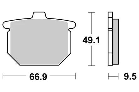Sbs Jarrupalat Ceramic - Moottoripyörän Jarrupalat - 104677 - 1