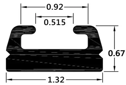 Sno-X Liukukisko Polaris 142cm Grafiitti - Moottorikelkan Liukukiskot - 75837 - 1