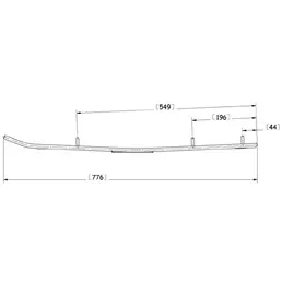 Sno-X Ripper Four Ohjausrauta pari 4" Kovametalli - Moottorikelkan Ohjausraudat - 95587 - 1