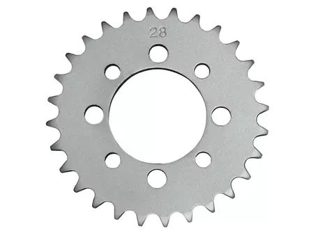 Tec-X Takaratas, 28 hammasta (420), Suzuki PV50 - Moottoripyörän Ketjut & rattaat - 101247 - 1