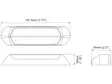 AXIXTECH M080 SININEN LED-VAROITUSVILKKU/SCENEVALO 12/24V - Yleisosat ja tarvikkeet - 52087 - 1