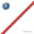 Dynamic halyard w spliced eye Red 12mm x 40m - Veneen Köydet - 88387 - 1