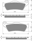 GOLDFREN Jarrupalat 292 Ceramic Carbon AD - Moottoripyörän Jarrupalat - 88897 - 1