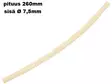 JOUSTAVA POLTTOAINELETKU 2X7,5MM / 260MM - Yleisosat ja tarvikkeet - 22307 - 1