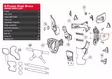Leatt (ei saatavana Suomessa) Hinge assembly C-Frame Left - MP Suojien varaosat - 73907 - 1