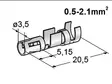 LIITIN 3,5MM NAARAS 0,5-2,1MMM2 - Yleisosat ja tarvikkeet - 71337 - 1