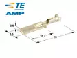 LIITIN 6,3 U. AMP 0,8-2,1MM2 ESIPURISTETTU - Yleisosat ja tarvikkeet - 71537 - 1