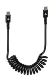 Optiline Usb-C to Usb-C 1M Recoile Cable 38707 - Moottoripyörän GPS & navigointi - 98337 - 1