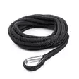 Qvarken Kiinnitysköysi Dockline koussilla 14mm 6m musta - Veneen kiinnitys - 111337 - 1
