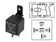 RELE 24V 2X10A 5-N. 87B, DIODI, PITIMELLÄ - Yleisosat ja tarvikkeet - 43737 - 1