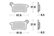 Sbs Jarrupalat Sintered Offroad - Moottoripyörän Jarrupalat - 104767 - 1