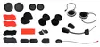 Sena 10R Accessory Kit - ATV Kypäräpuhelimet - 88847 - 1