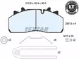 TEXTAR JARRUPALASARJA WABCO PAN 19-1 SAF SK 19.5 - Yleisosat ja tarvikkeet - 55577 - 1