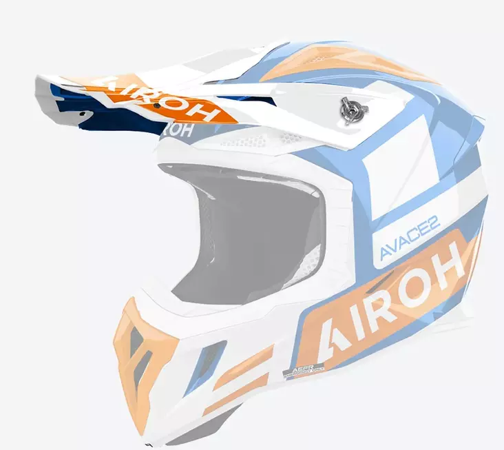 Airoh Aviator Ace 2 Peak Sake Orange gloss - MP Lipat & ruuvit - 86298 - 1