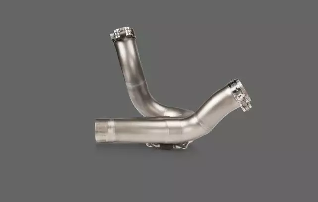 Akrapovic Optional Link Pipe/Collector (SS) Ducati Desertx 2022- - Moottoripyörän Väliputket - 89358 - 1