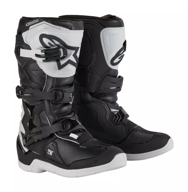 Alpinestars Saapas Tech 3s Nuorten Musta/Valkoinen 37 - MP Saappaat Offroad - 90868 - 1